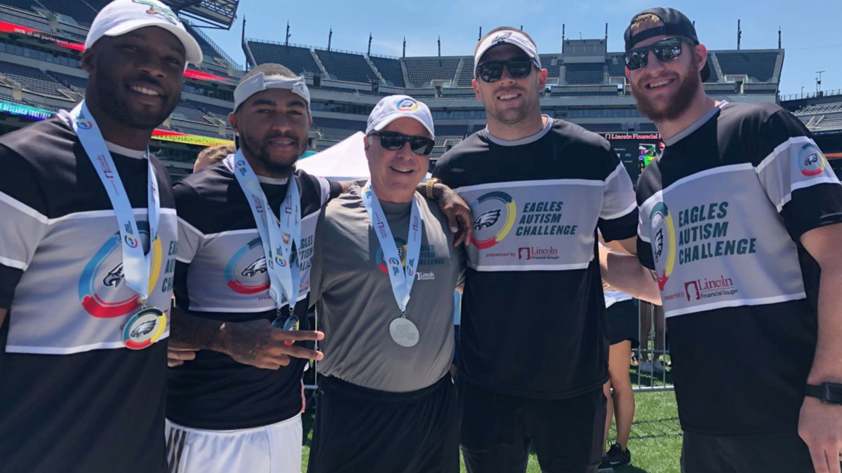 Eagles Autism Challenge Doug Pederson, Jeffery Lurie help raise 3M
