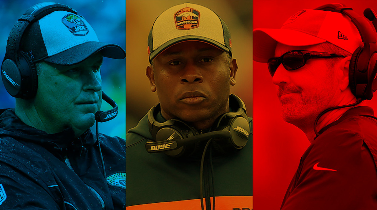 NFL coaching hot seat Doug Marrone, Vance Joseph, Dirk Koetter