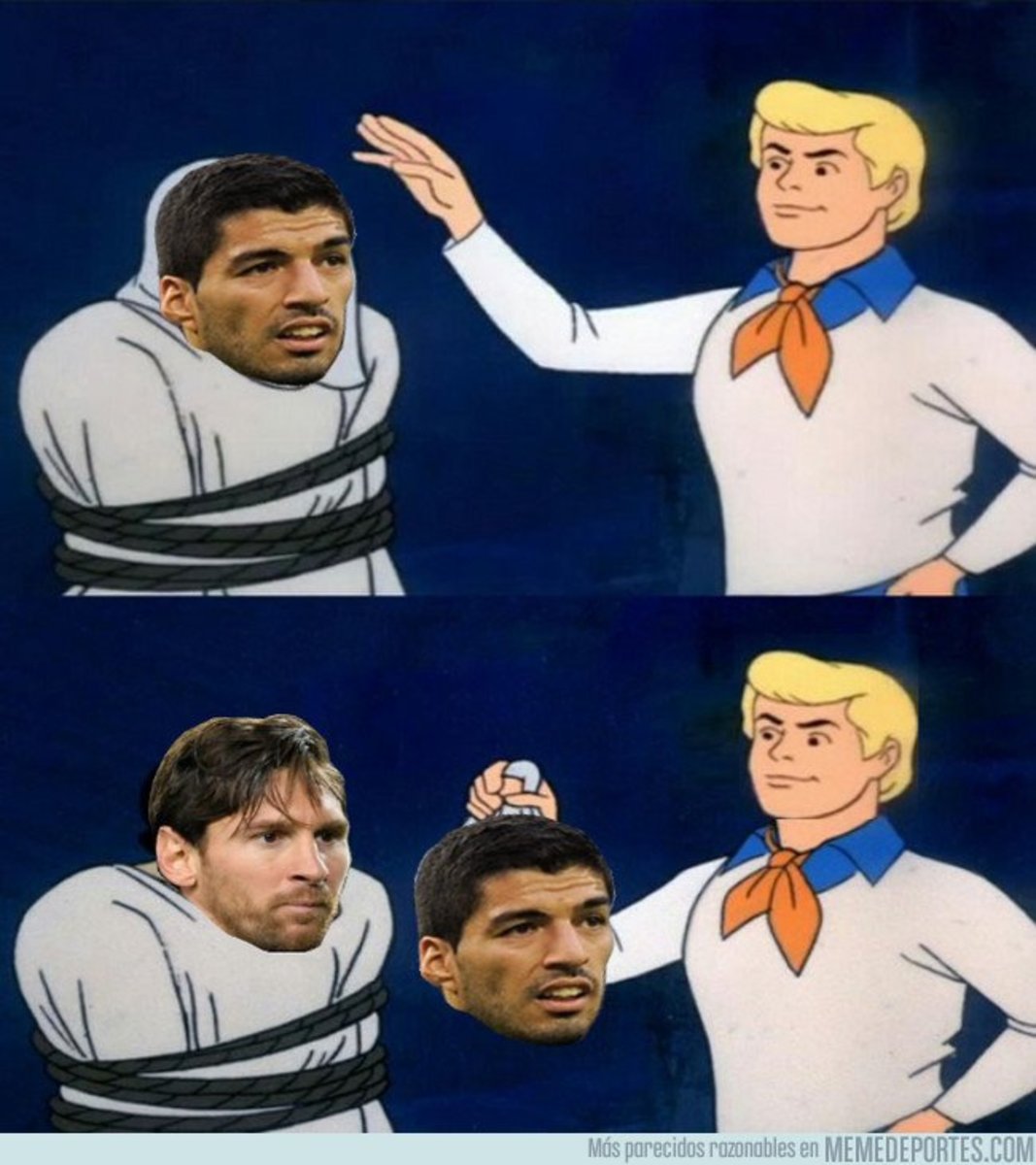 1054673 - Hoy Luis Suárez recordó a otro futbolista marcando un hack-trik en el clásico y fue a...