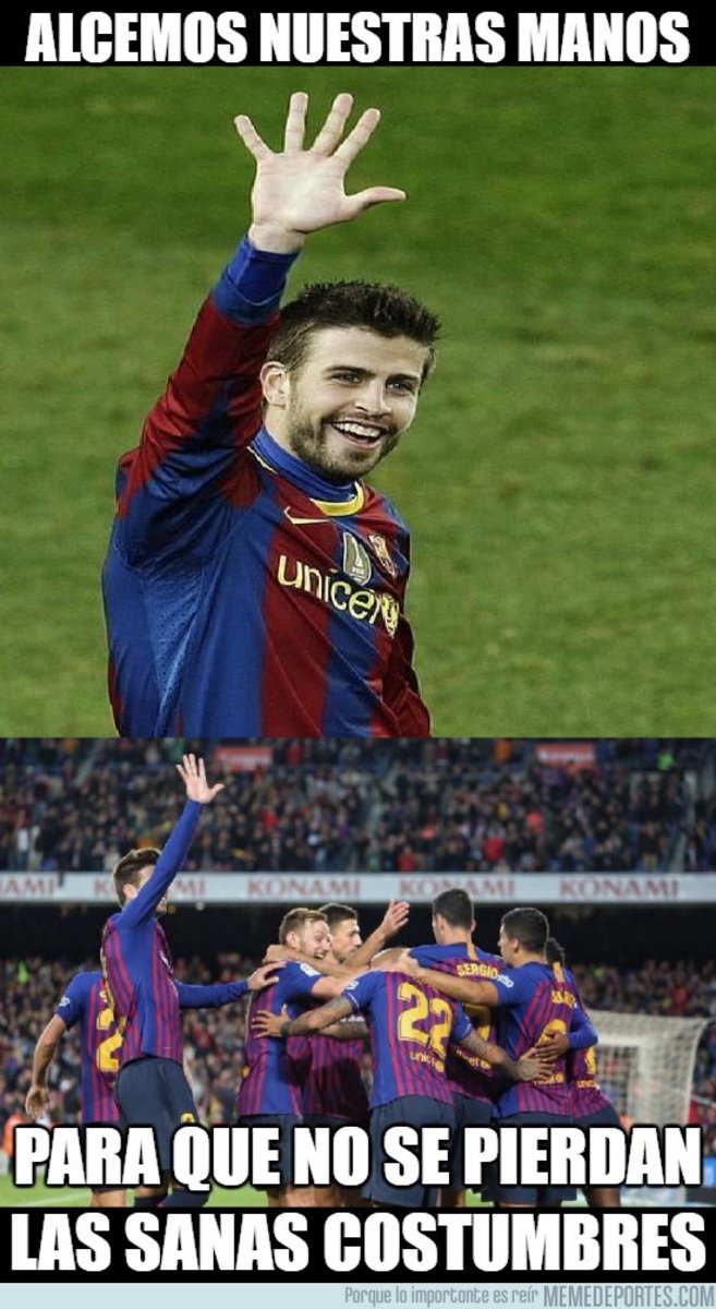 1054635 - Nuevamente 5 golitos y Piqué no pierde la oportunidad de recordárnoslo