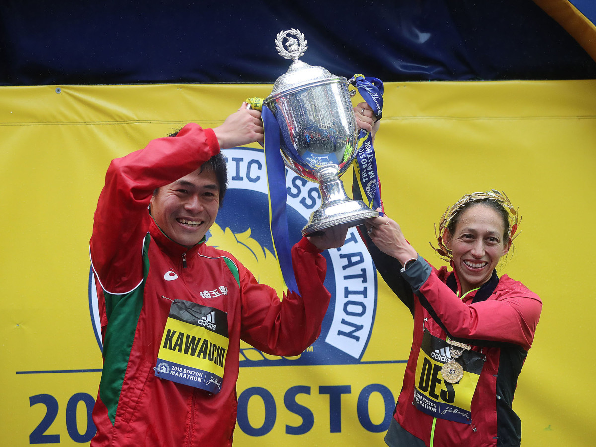Yuki Kawauchi and Desiree Linden pulled off upsets to win the Boston Marathon.