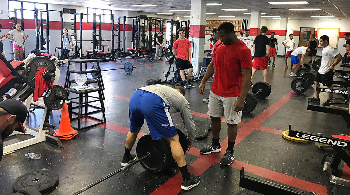 Nick Chubb's NFL combine prep looks quite different than that of other top NFL prospects.