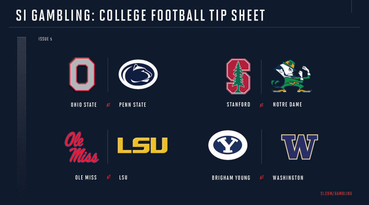 College football week 5 betting guide Odds, picks for