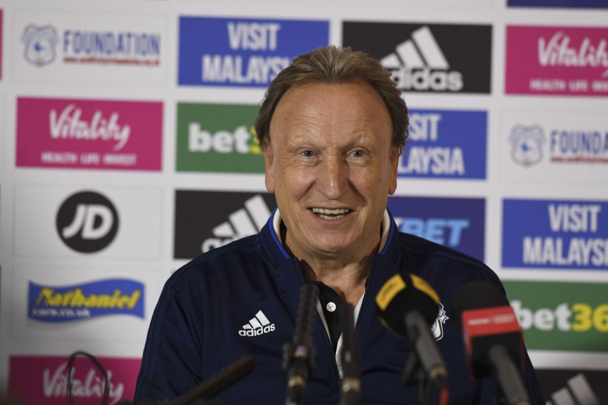 Cardiff City Training and Press Conference
