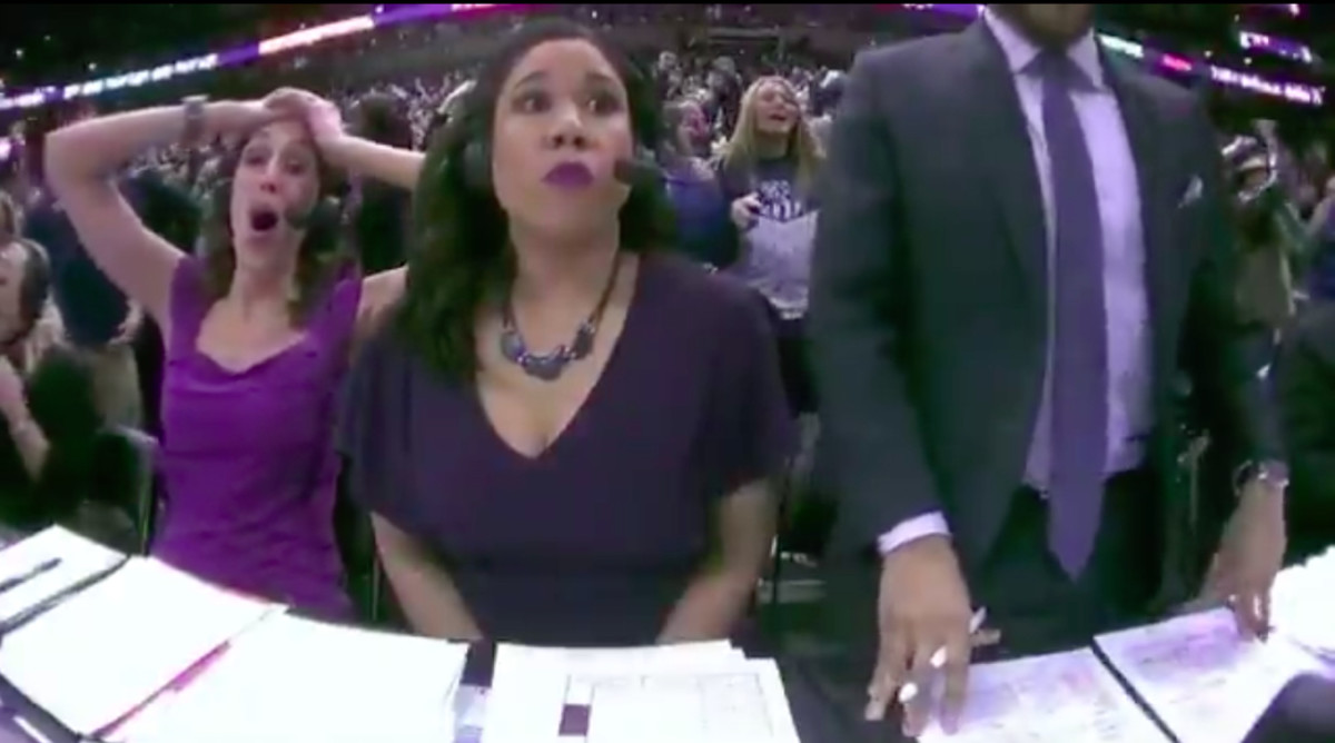 Arike Ogunbowale gamewinning shot from the ESPN announcers' view Sports Illustrated