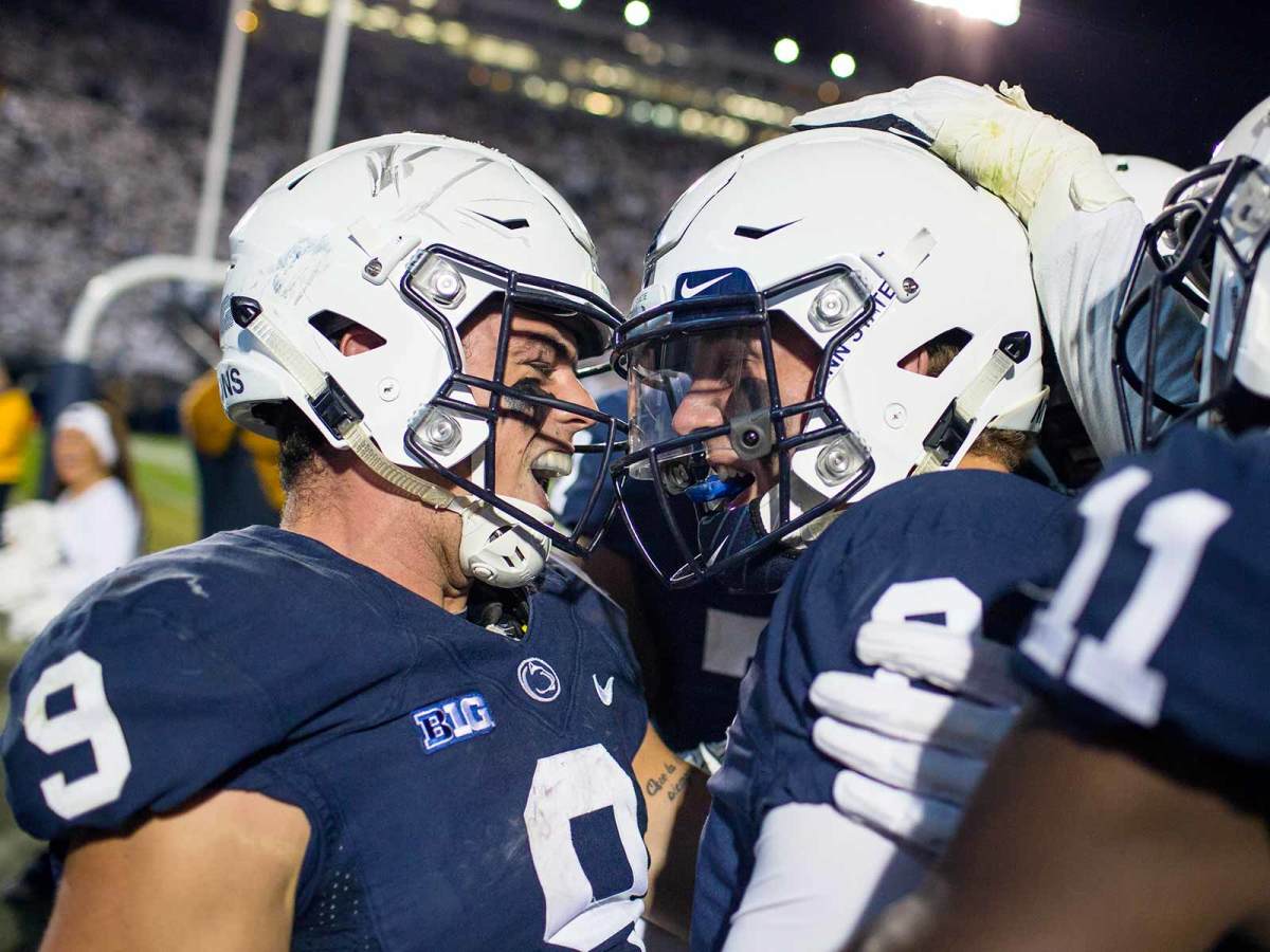 Penn State fans are just as excited about the team's potential in McSorley's (left) senior season as they are about 2019, when versatile backup Tommy Stevens (right) takes the reins of the offense.