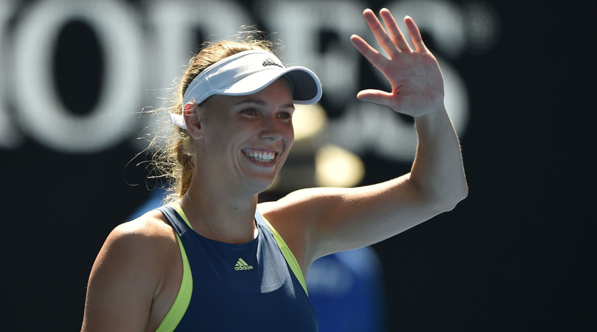 Australian Open 2018: Wozniacki beats Simona - Sports Illustrated