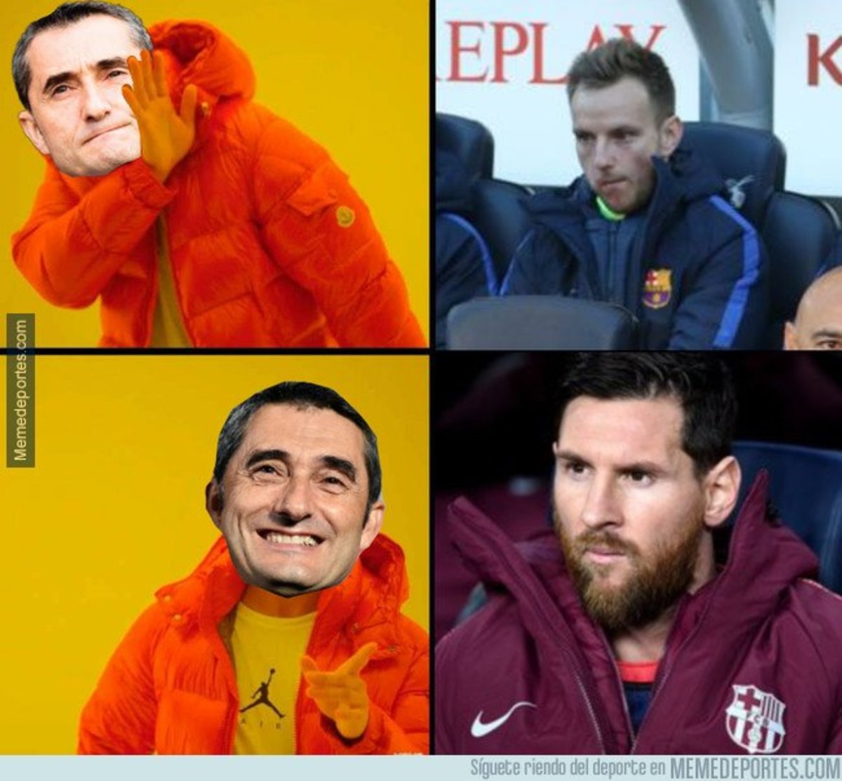 1058795 - Valverde prefiriÃ³ sentar a Messi antes que a Rakitic