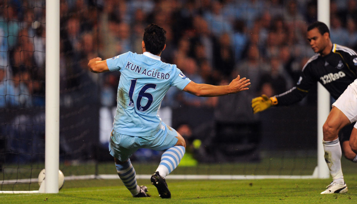 Manchester City's Argentinian forward Se
