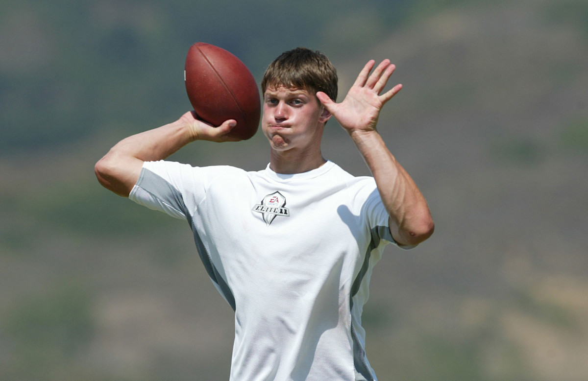 At an Elite 11 camp in 2005. 