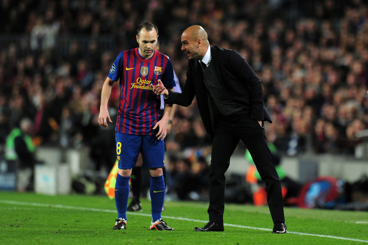 Pep Guardiola Coached Andrés Iniesta for Four Seasons at Barcelona
