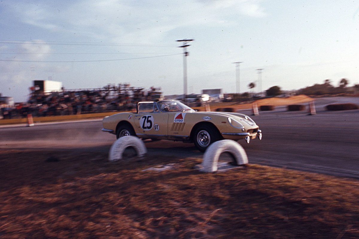 McCluggage and Rollo ran a Ferrari at Sebring in 1967.