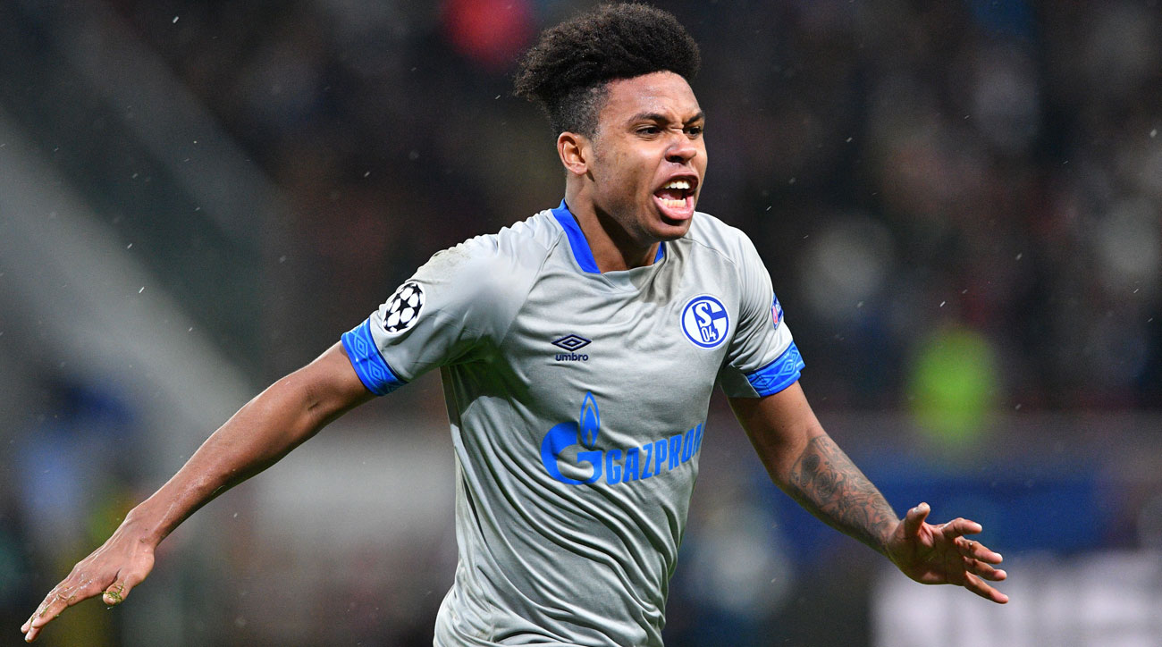 Weston McKennie goal video US MF scores Schalke's UCL gamewinner