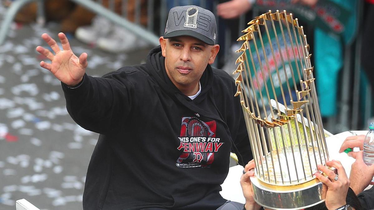 Red Sox World Series: Alex Cora brings trophy to Puerto Rico