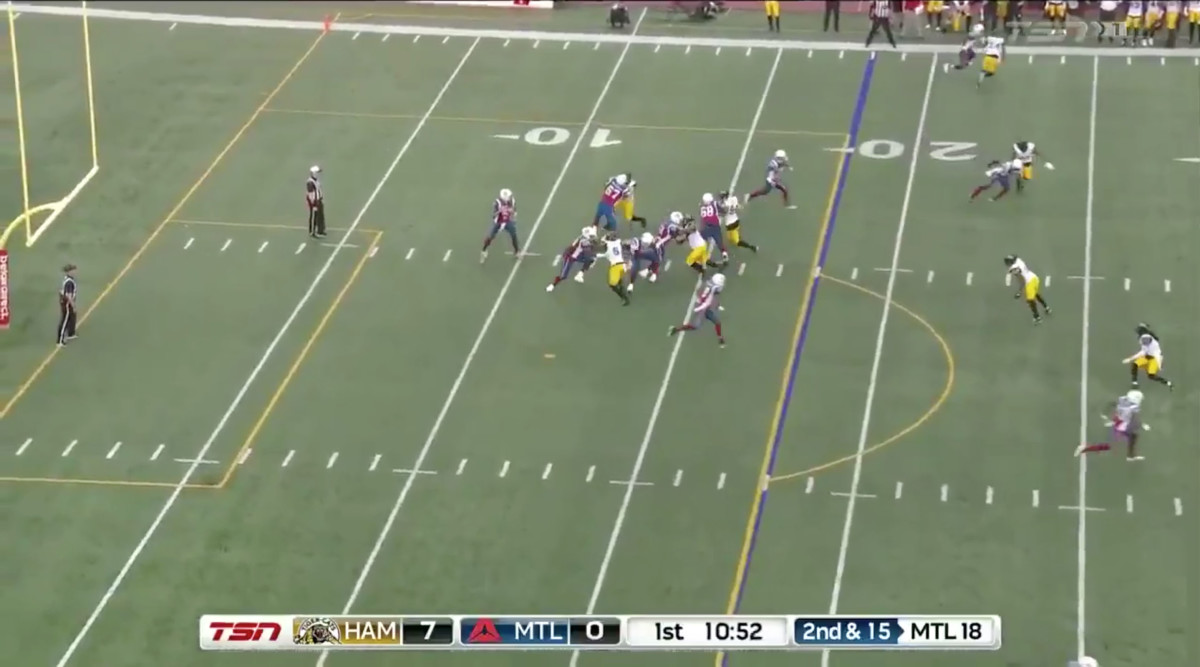 Johnny Manziel interception video Alouettes QB throws picks Sports