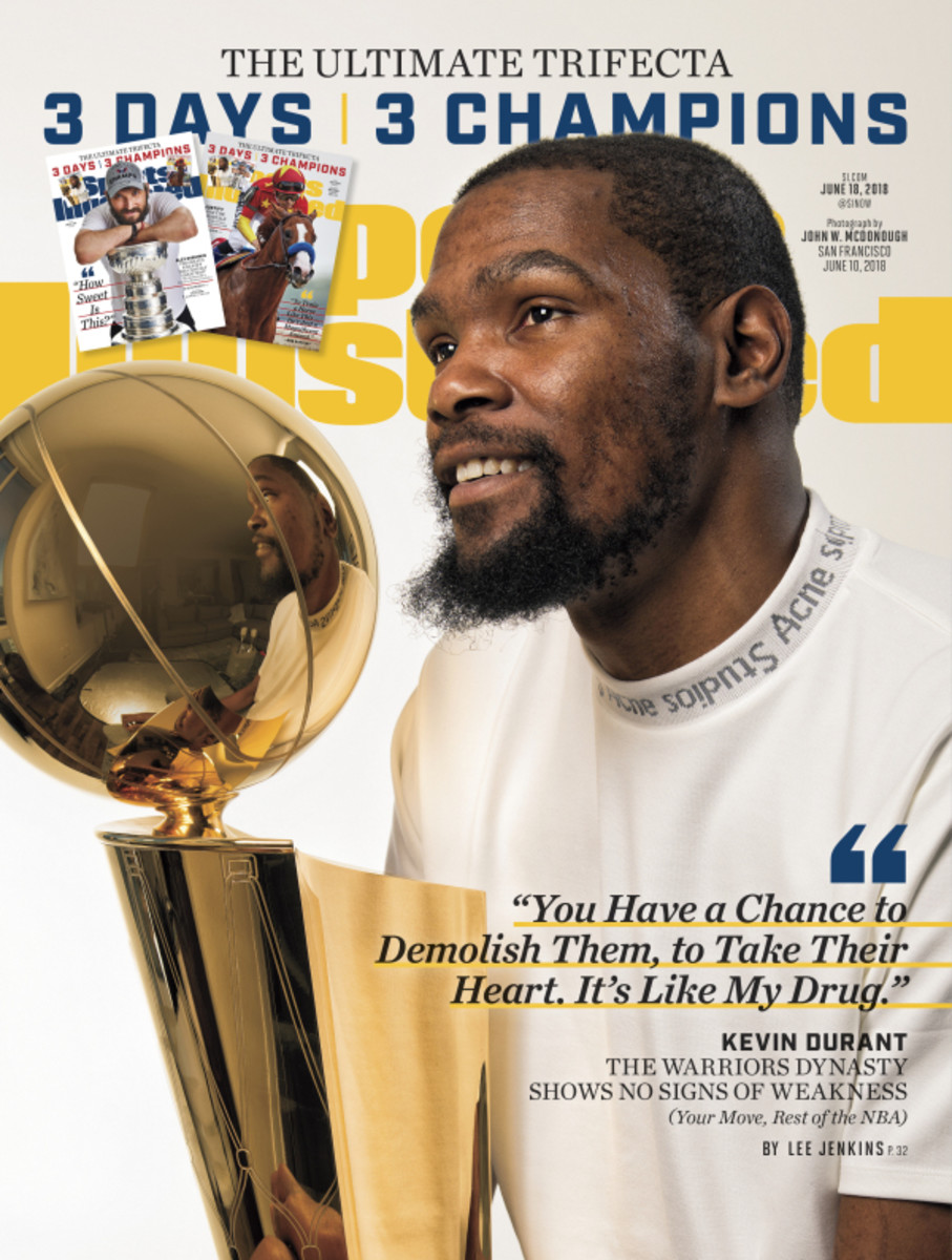 2019 Steph Curry Kevin Durant Warriors Sports Illustrated NO LABEL May 20 