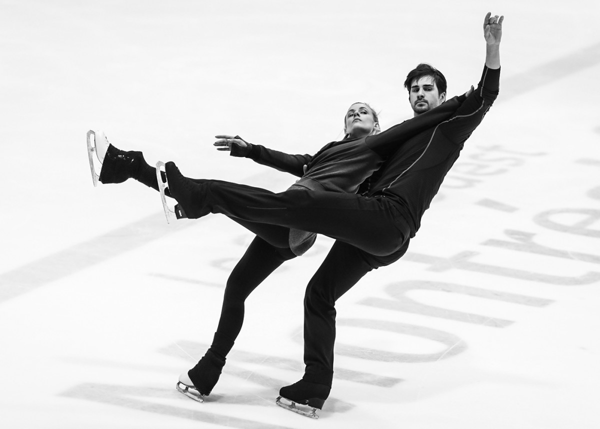 2018 Olympics Madison Hubbell and Zachary Donohue Sports Illustrated