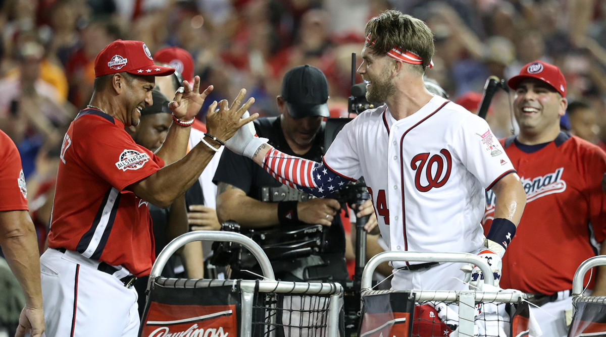 Bryce Harper Isn't an All-Star, but He's All Over the Display