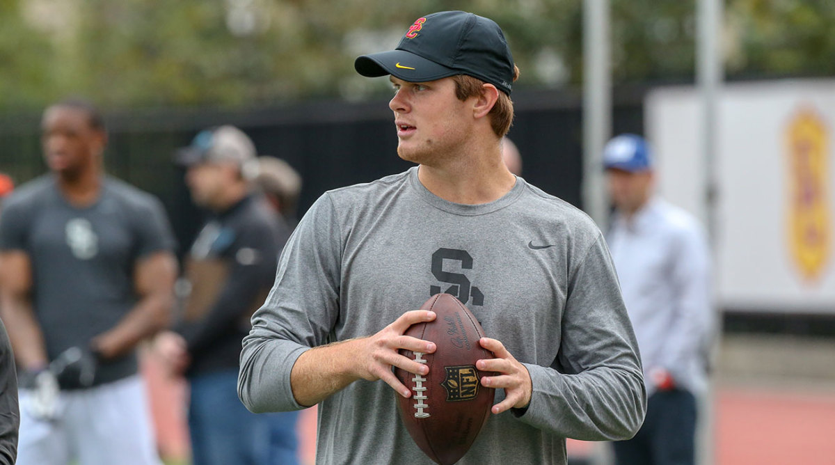 After Darnold’s impressive pro day, Jets brass thought there was no way they’d have a chance at him.