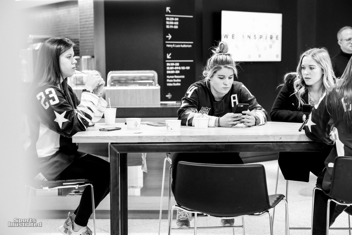 Team USA Women's Olympic Ice Hockey Gold Medal Sports Illustrated