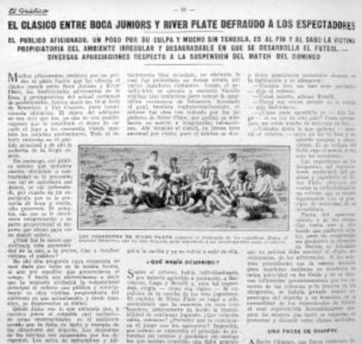 Resultado de imagen para boca vs river 1931