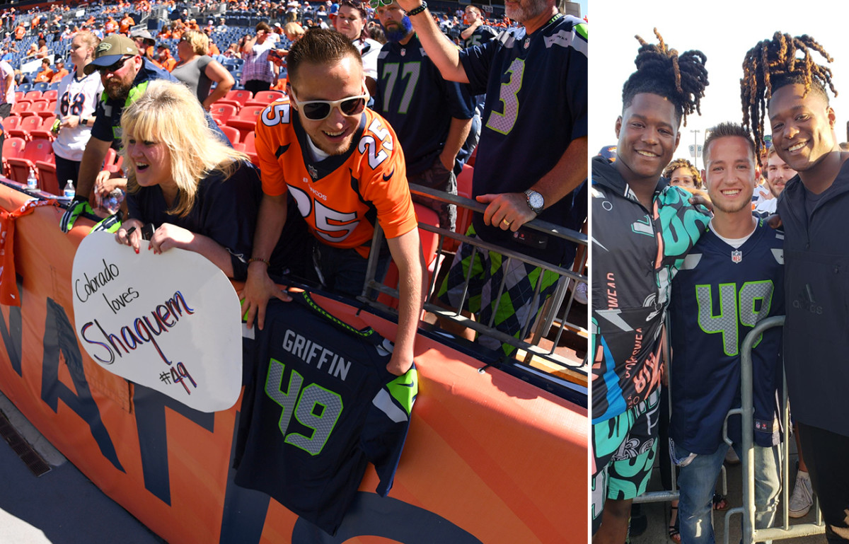 Zack Kenney had mixed allegiances at the Broncos opener.