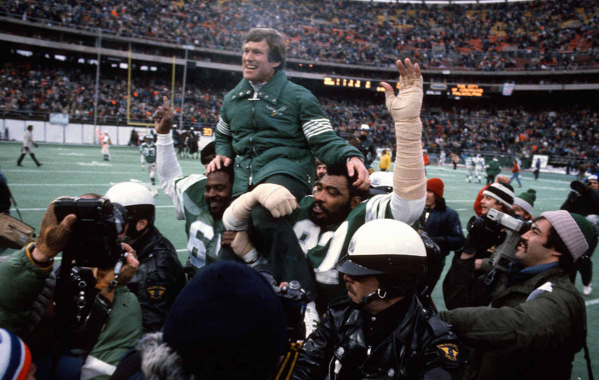 The Miracle helped Philly break a 17-year playoff drought; two seasons later Vermeil’s Eagles were headed to the Super Bowl.