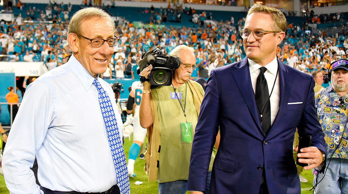Dolphins owner Stephen Ross (left) and vice chairman Tom Garfinkel