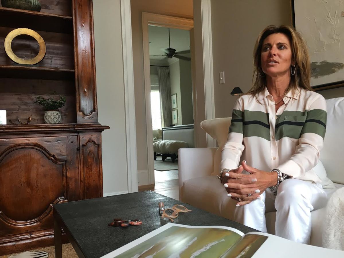 Kelly Orgeron, a mother of three and wife to LSU football coach Ed Orgeron, is seated in what she refers to as her “prayer room” in the couples’ home in Baton Rouge.