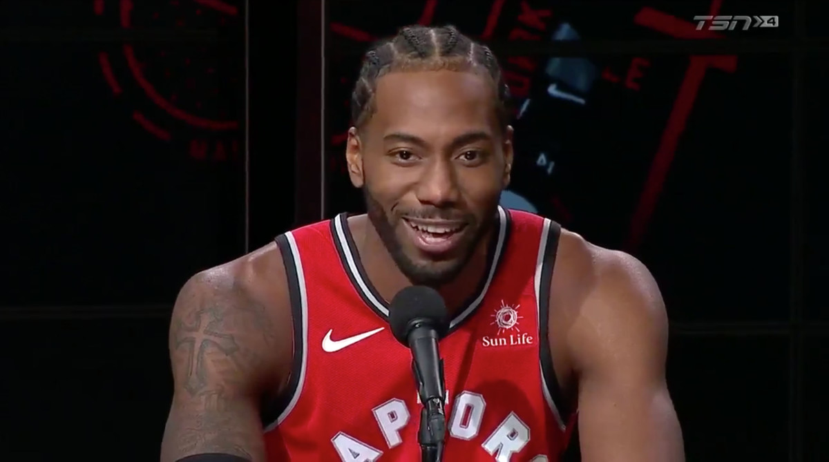 Kawhi Leonard says I m a fun guy at Raptors Media Day 