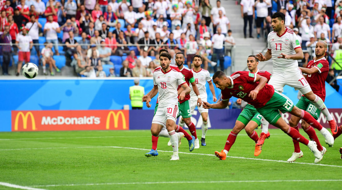Morocco 0, Iran 1 Stoppagetime own goal seals win (VIDEO) Sports