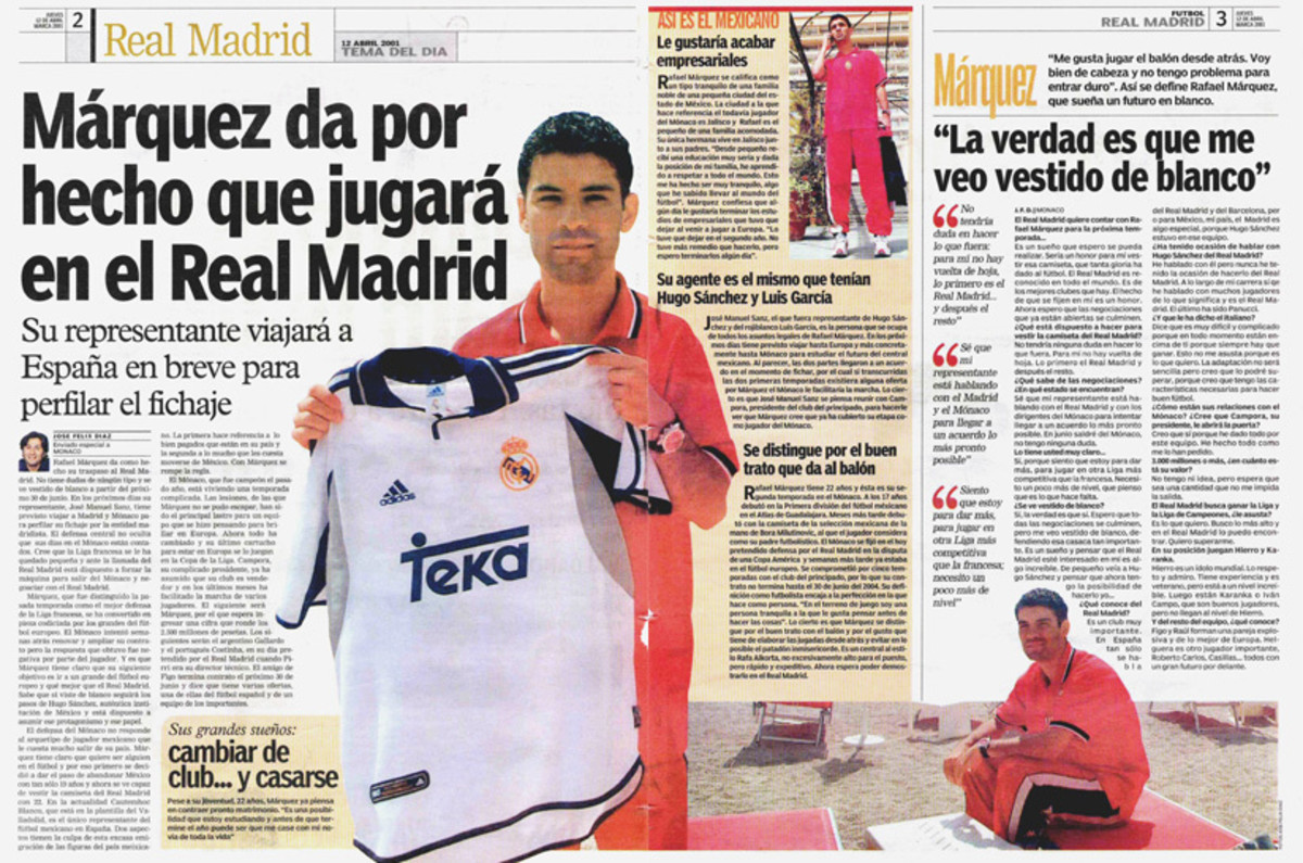 Resultado de imagen de rafa marquez camiseta real madrid