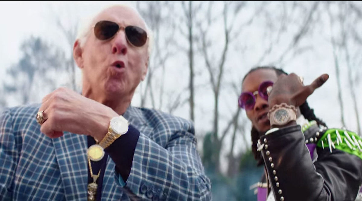 Watch Ric Flair in Ric Flair Drip music video by 21 Savage Sports Illustrated