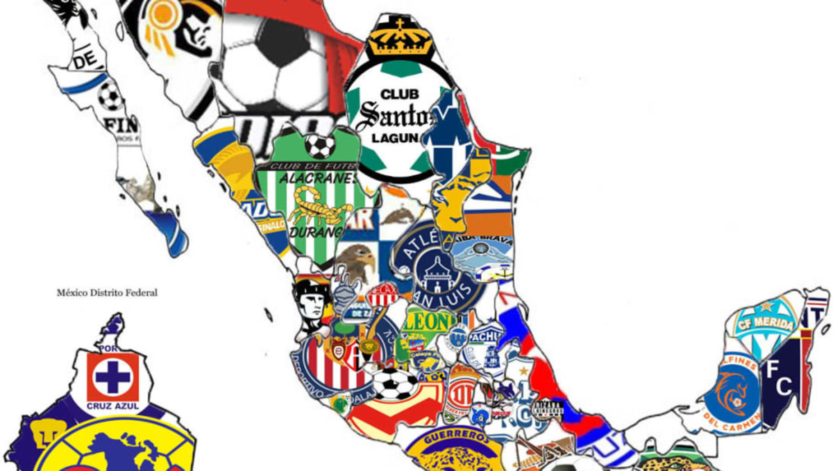 Mapa de el equipo más popular de cada estado en Mexico. : r/LigaMX