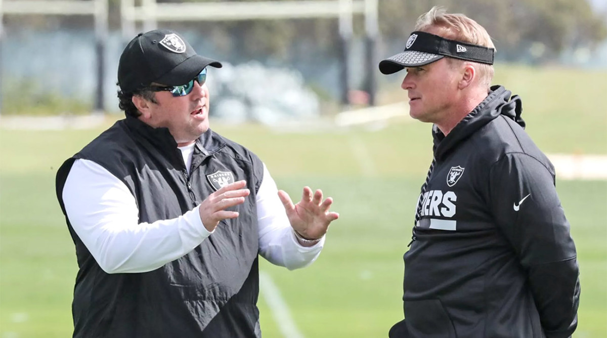 Guenther (left) and Gruden.