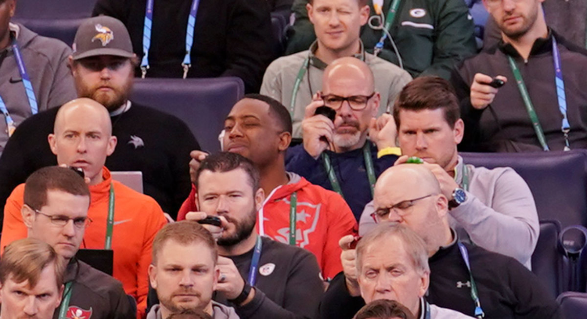 The one-eyed view at the finish of the 40.