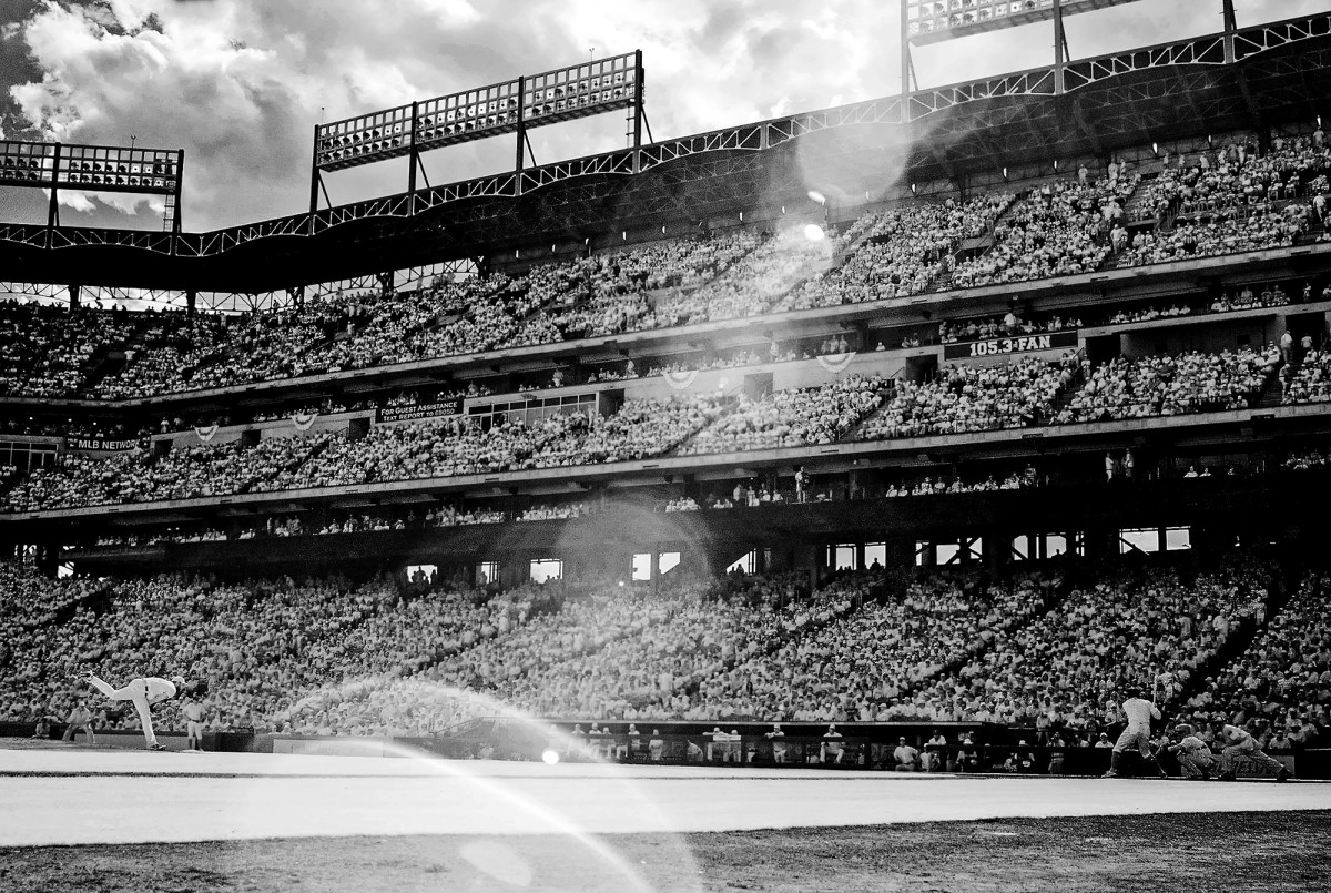 Houston Astros vs. Texas Rangers on Opening Day at Globe Life Park in Arlington, Texas