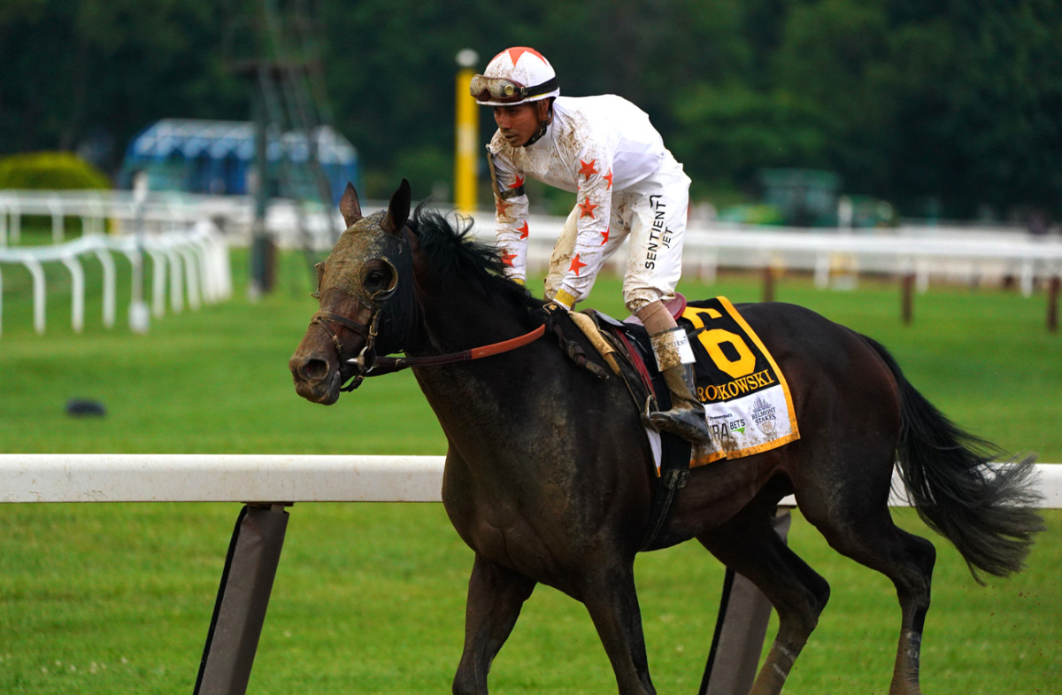 And the horse heads back after a job well done.