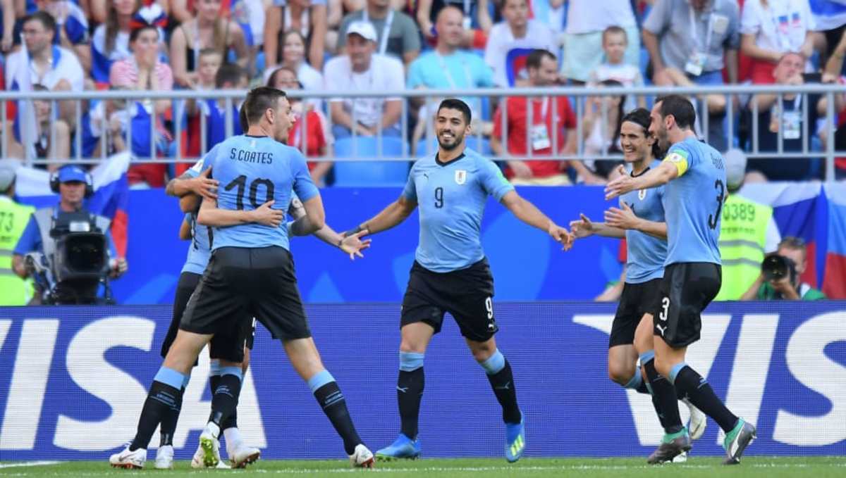 Uruguay 30 Russia World Cup Hosts Brought Crashing Down to Earth by