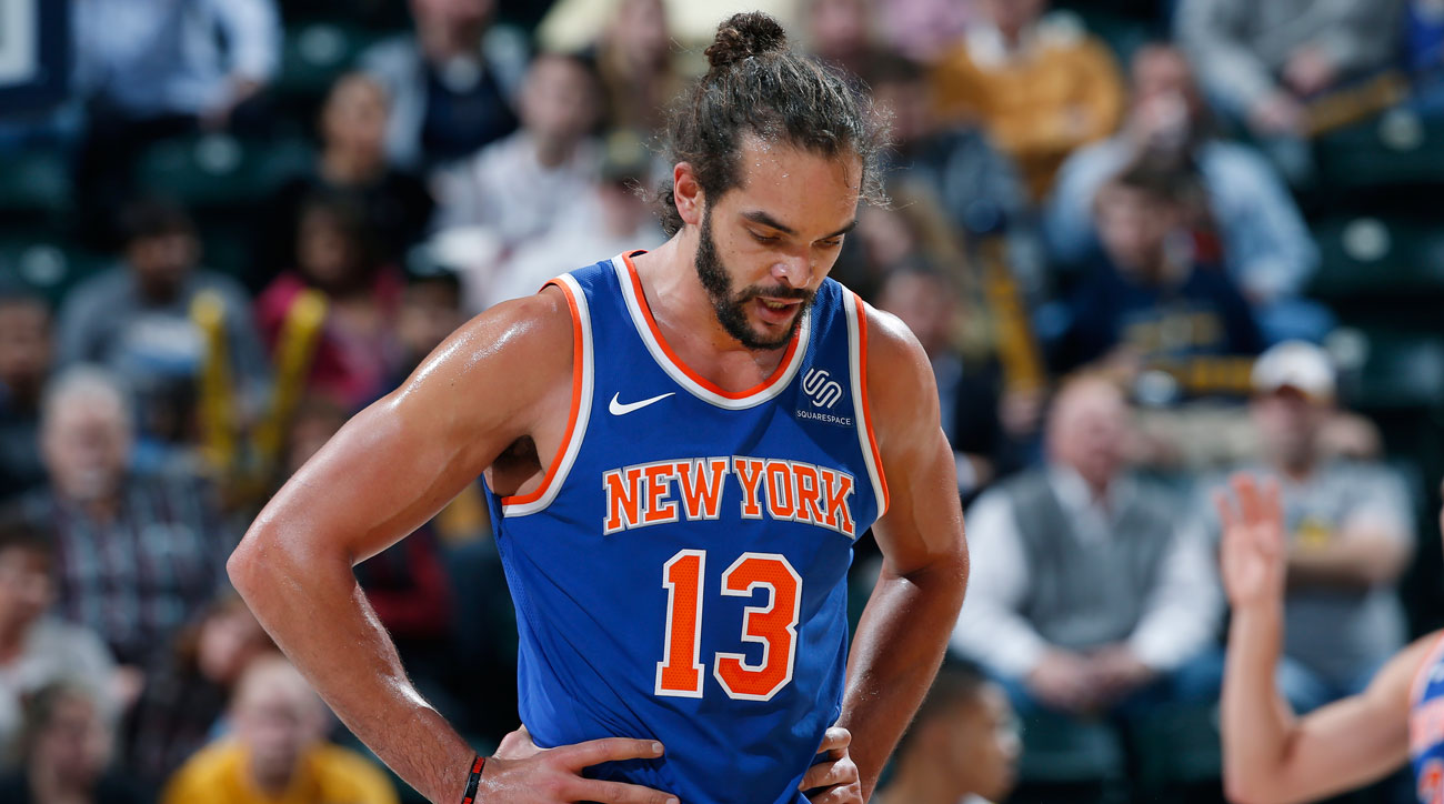 Joakim Noah Adidas NBA New York Knicks Official Away Blue Men'