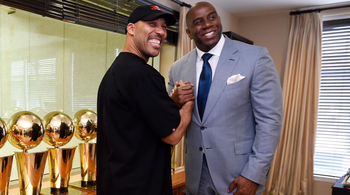 Magic Johnson Laughed Over Question About Trading Luol Deng's Contract