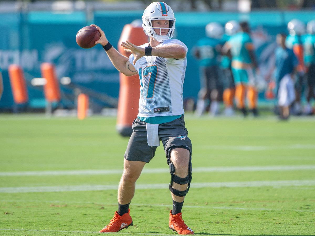 Ryan Tannehill suffered a season-ending ACL tear on Aug. 3, 2017.