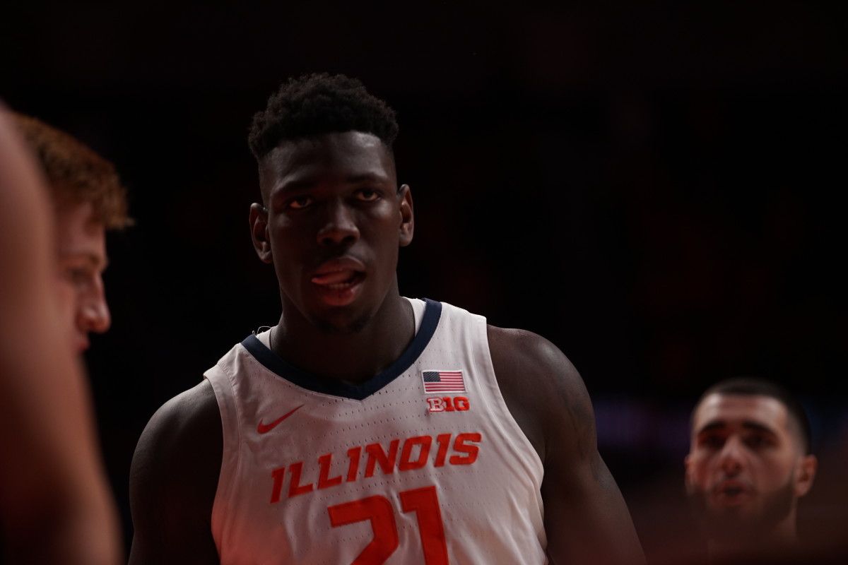 Illinois freshman center Kofi Cockburn had a double-double in his collegiate debut. Illinois defeated Division II Lewis University 83-50 in its exhibition game on Nov. 1.