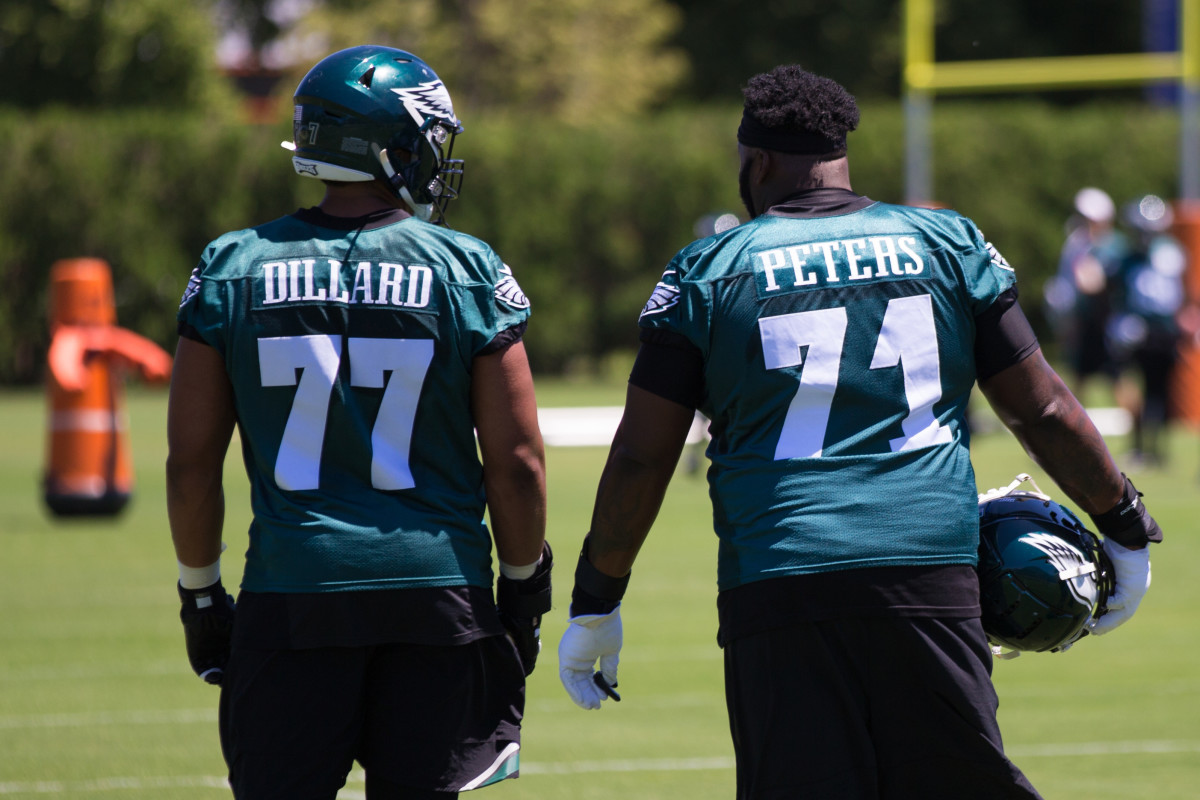 Rookie Andre Dillard will make his third straight start on Sunday in place of injured Jason Peters