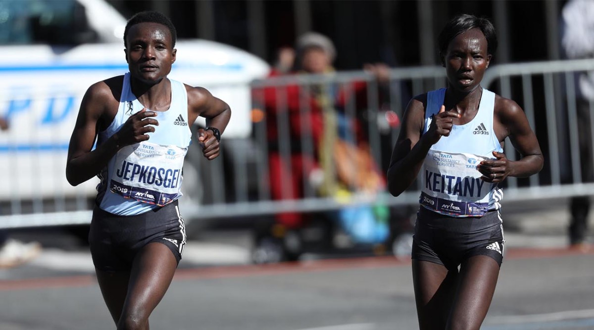 Joyciline Jepkosgei Wins New York City Marathon Outlasts Mary Keitany
