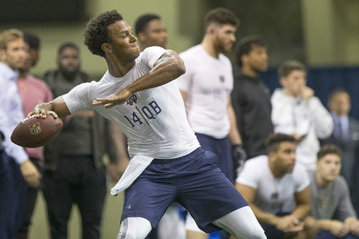 Kizer made up for a middling combine with a strong pro day performance.