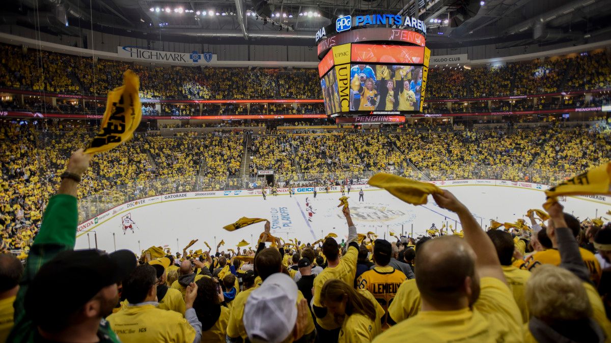 Penguins Fan Watches Playoff Game After Being Stabbed Sports Illustrated