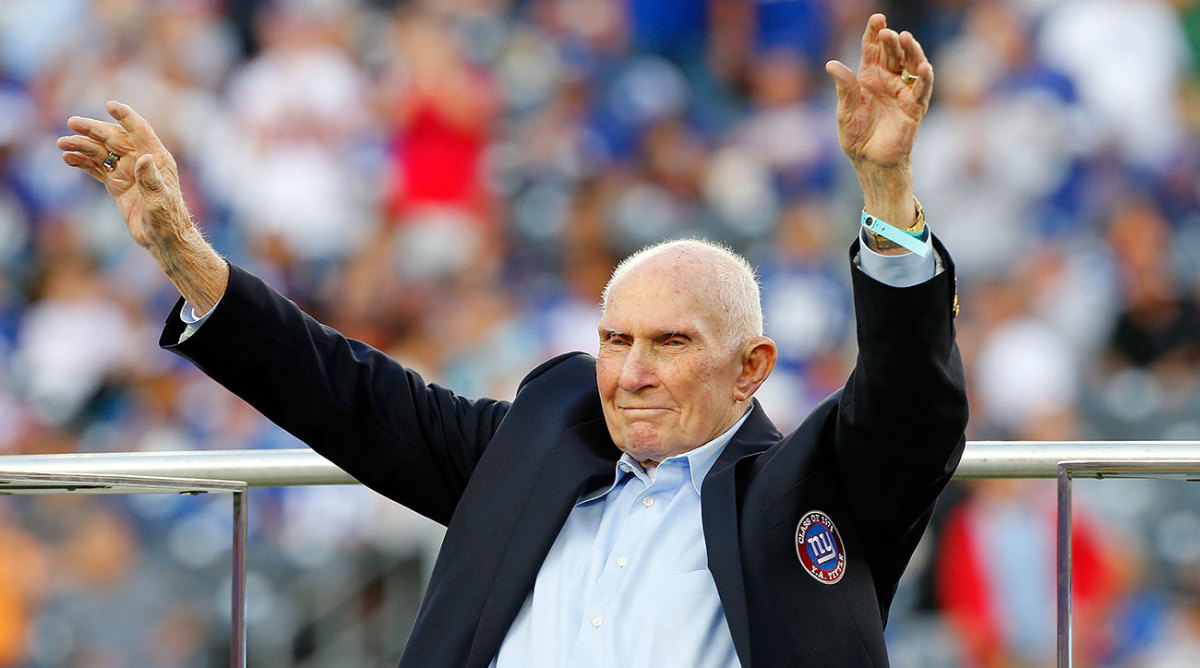 Legendary quarterback Y.A. Tittle died Sunday night at 90.