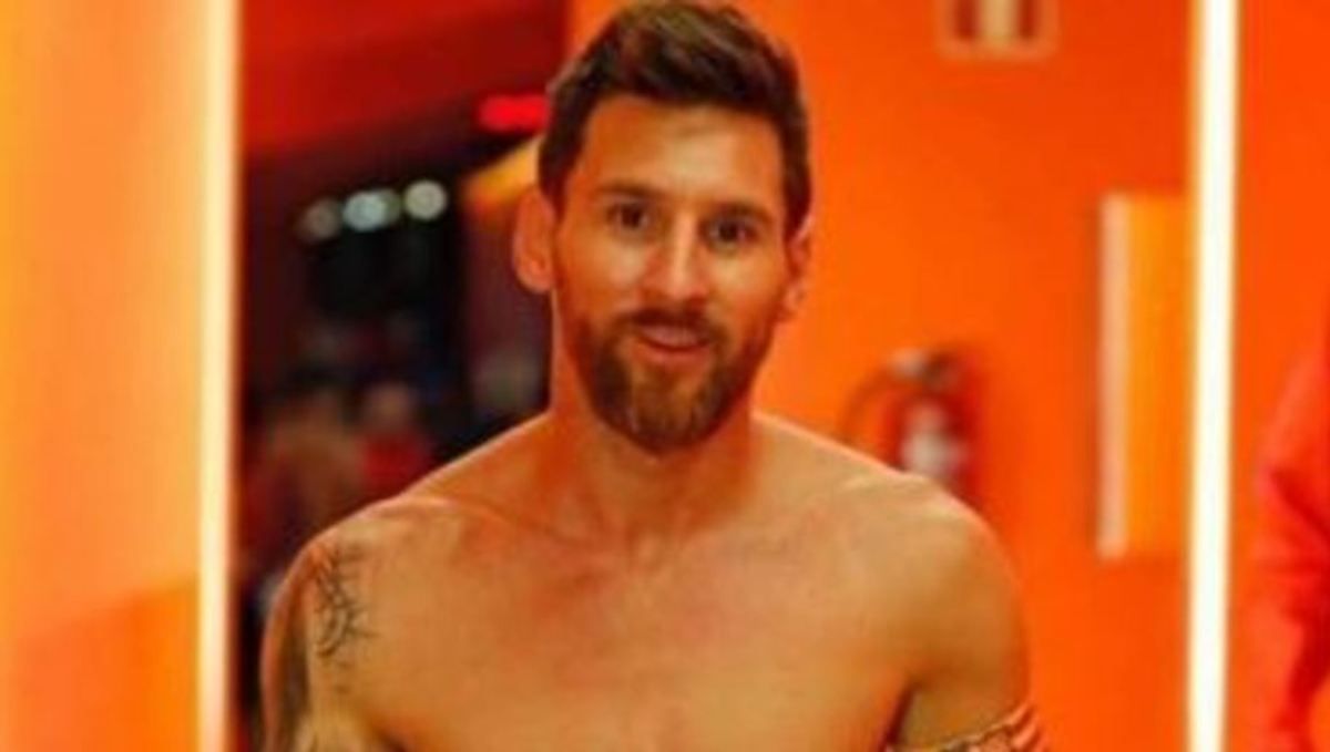 Lionel Messi reveals intimate new tattoo in not-so-PG area (PHOTO