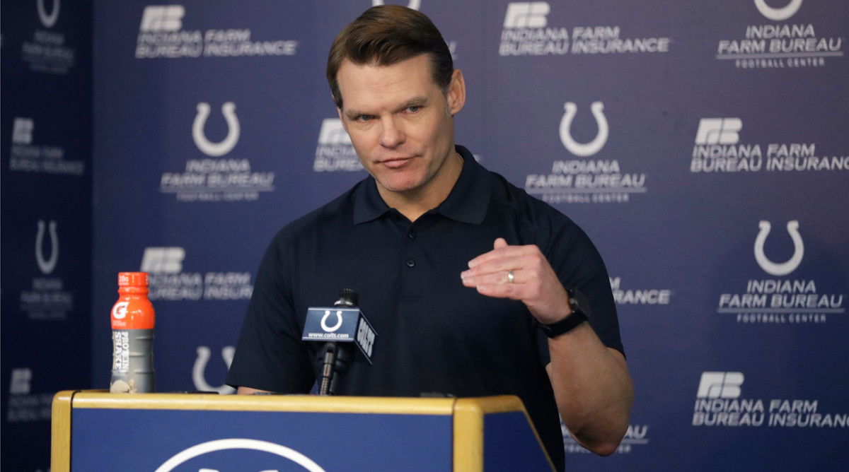 Chris Ballard took over as Colts GM after the team finished 8-8 last season.